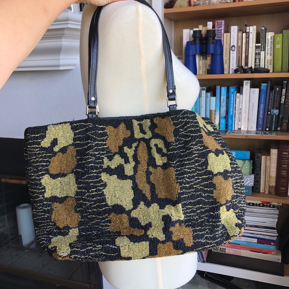 Vintage Beaded Tote